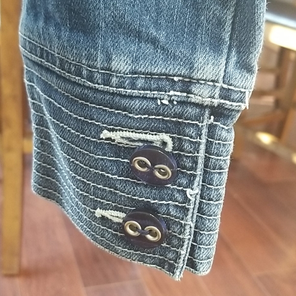 Canyon River Blues Cotton Jean Jacket - Picture 5 of 6